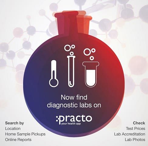 Practo expands its offering beyond doctor search; now includes diagnostic centres on the app.