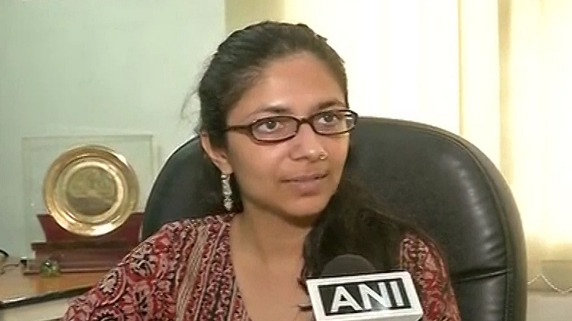 Swati Maliwal is the newly appointed DCW chief. (Photo: ANI Screengrab)&nbsp;