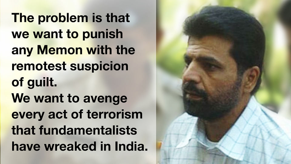 Yakub Memon believed being innocent of a crime has more weightage than his infamous surname, writes S Hussain Zaidi.