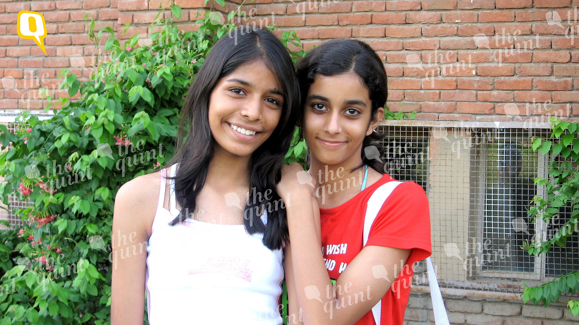 Fiza Jha (left) and Aarushi Talwar (right). This picture was taken by Fiza Jha at the dance class that the two of them attended together. (Photo: Fiza Jha)&nbsp;