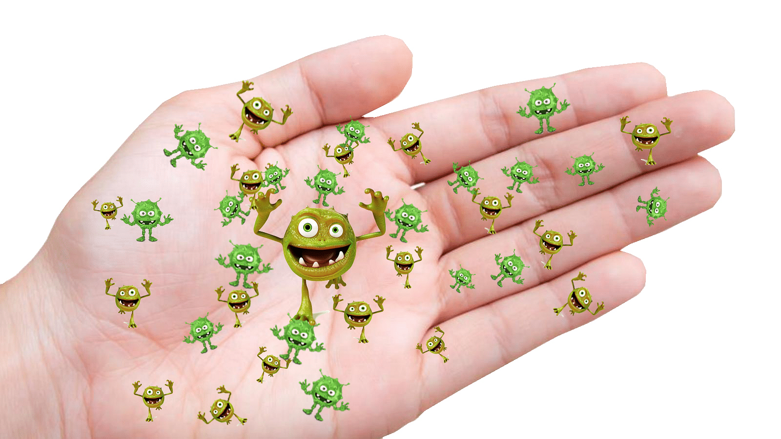 There is a plethora of invisible germs and bacteria on every surface your hands touch. 