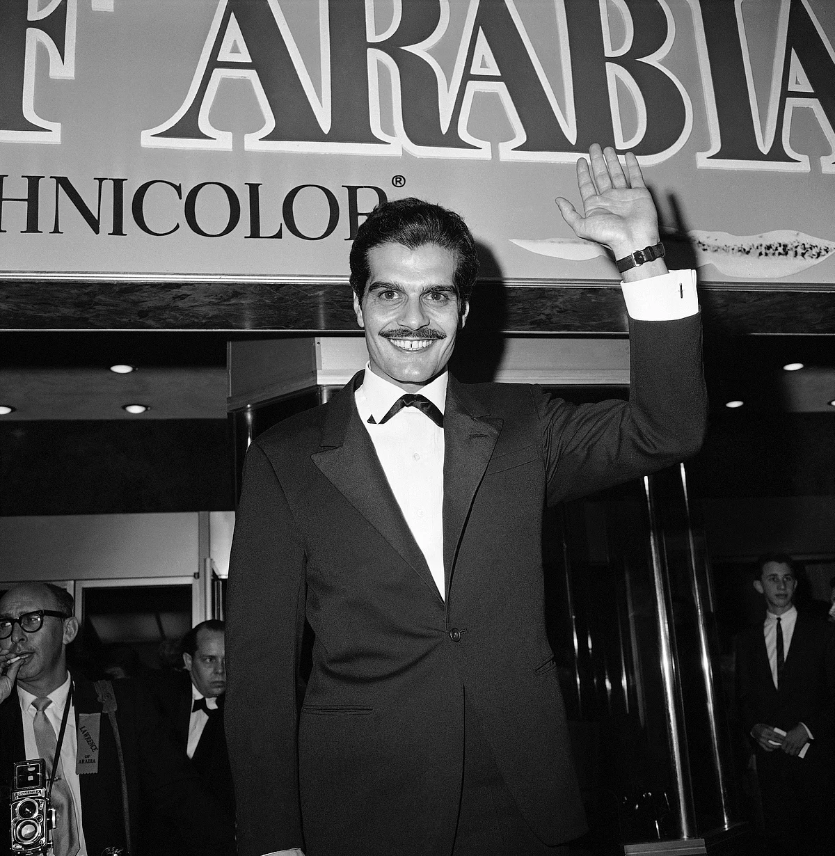 1962 file photo, Omar Sharif, who plays the part of Ali in “Lawrence of Arabia”, arrives for the premier in Hollywood. (Photo: AP)