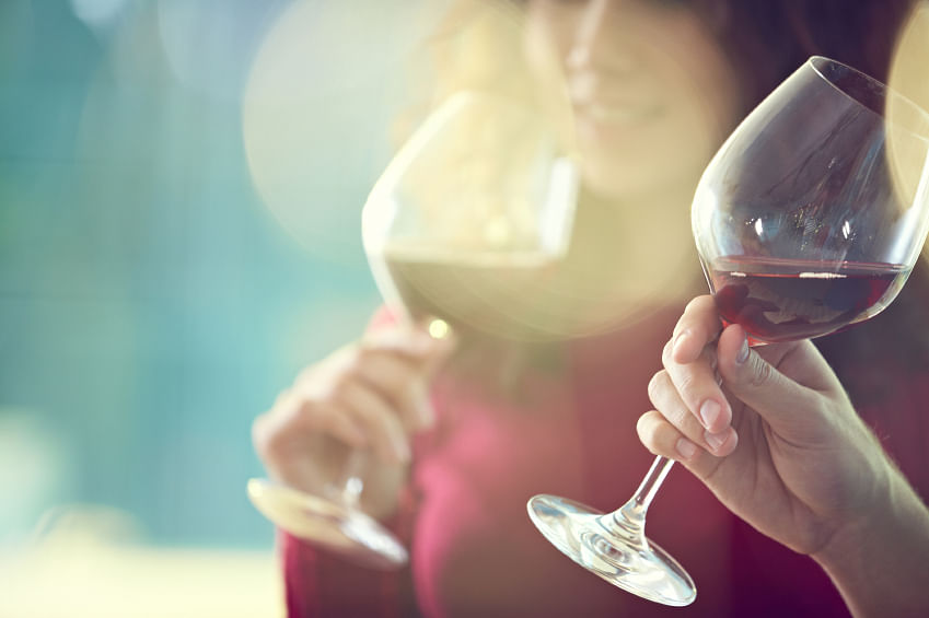 Science says that a single glass of red wine  carries the same heath benefits as a one hour sweat session at the gym!