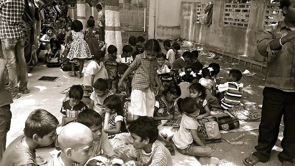On-going class in the Alpha School. (Photo: <i>The News Minute</i>)