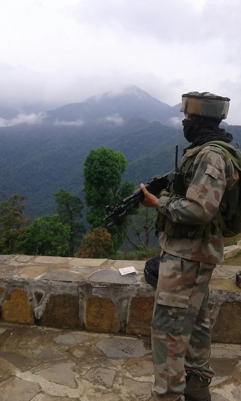 The 19 Assam Rifles stands guard in Kohima, in the wake of growing threats from the NSCN(K) (Photo: Shaswati Das)