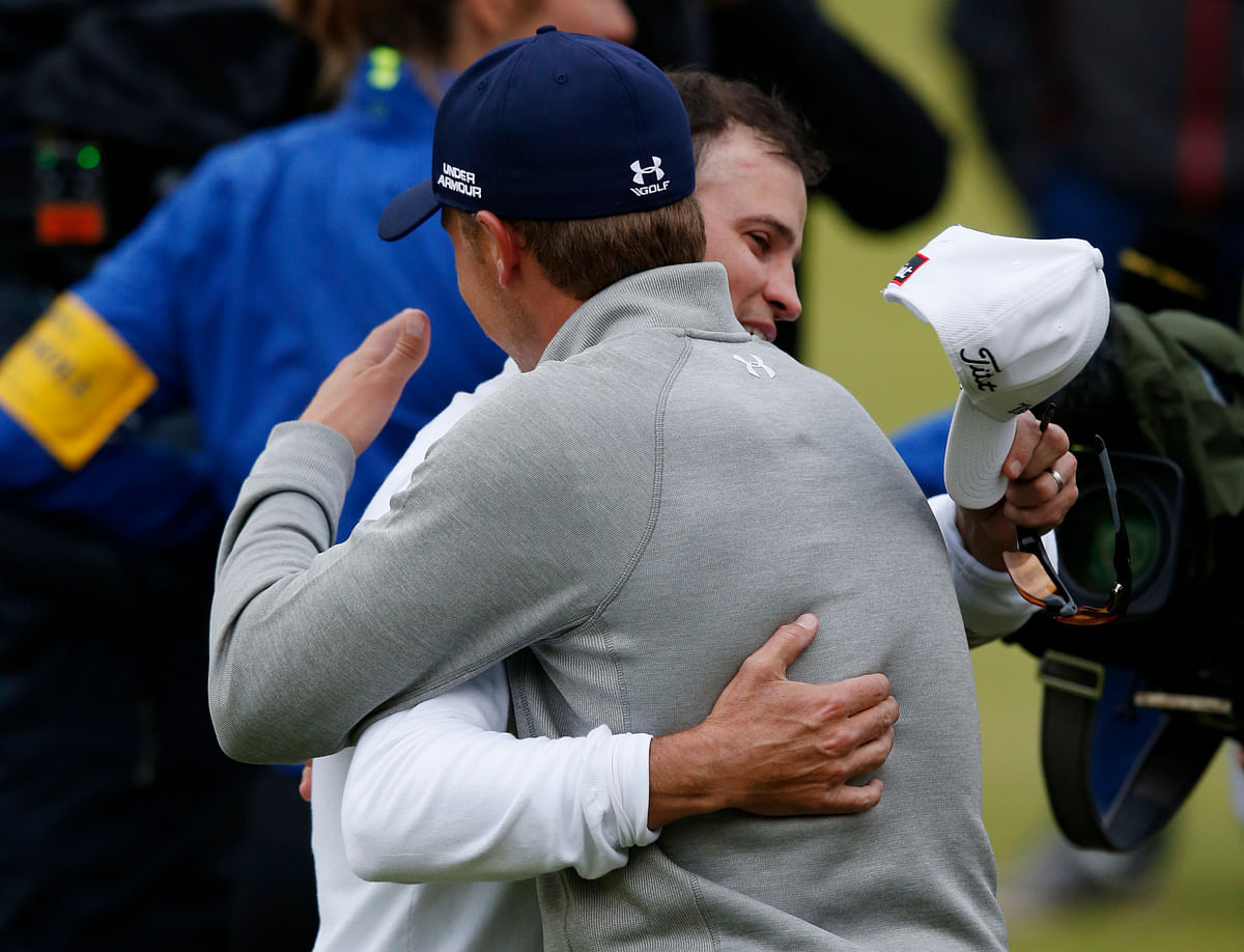 Father-of-three Zach Johnson refused to get too carried away after winning The British Open in a four-hole play-off