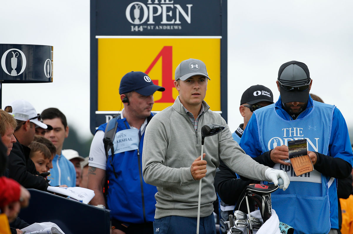 Young American Jordan Spieth will be looking to make it three Majors in a row as he tees off at The Open on Thursday.