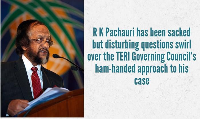 The TERI Governing Council’s  interminable delay in giving the boot to R K Pachauri is most deplorable. Read here.