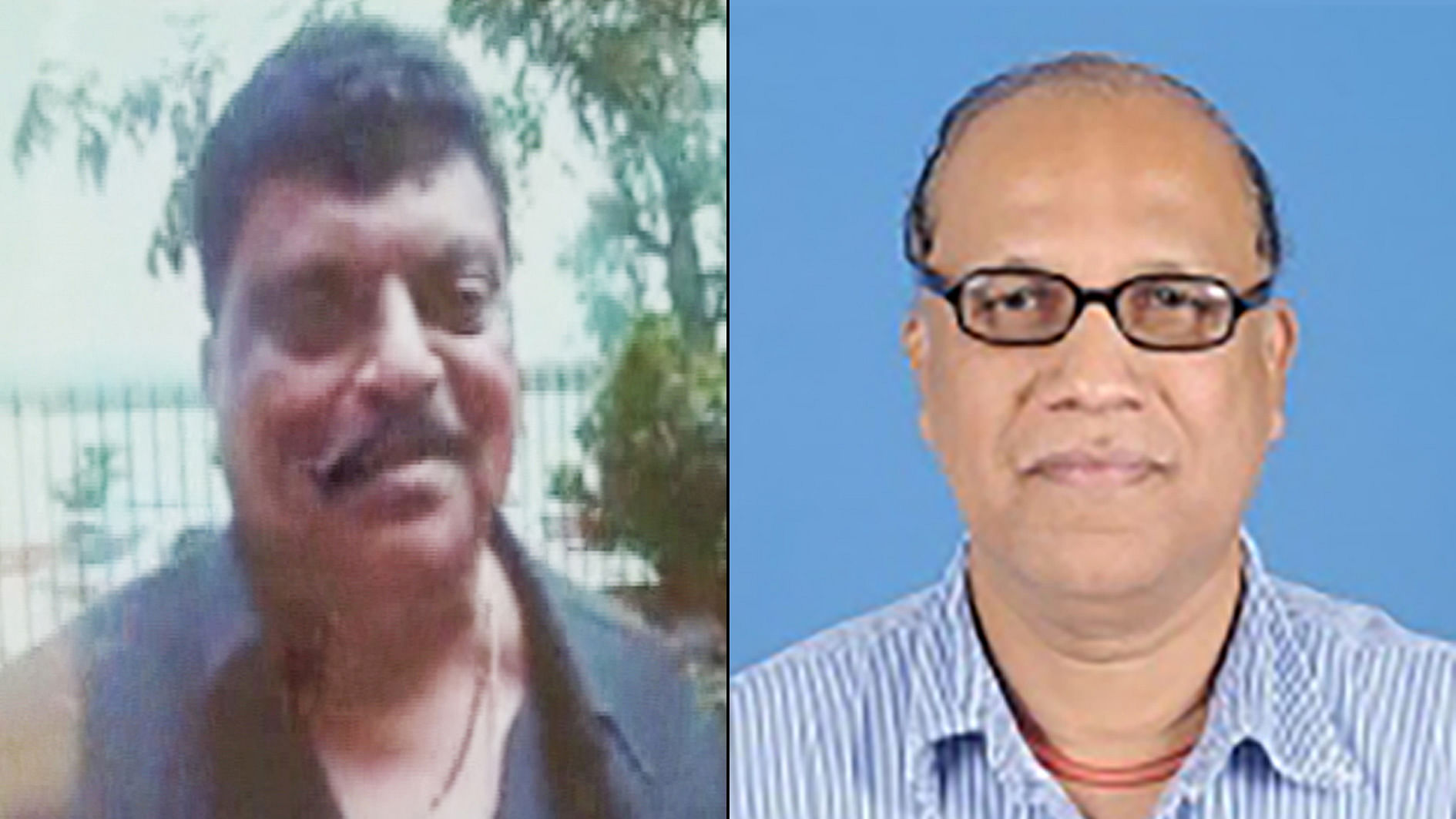 Ex-PWD minister Churchill Alemao (left) and former Goa CM Digambar Kamat (right).&nbsp;