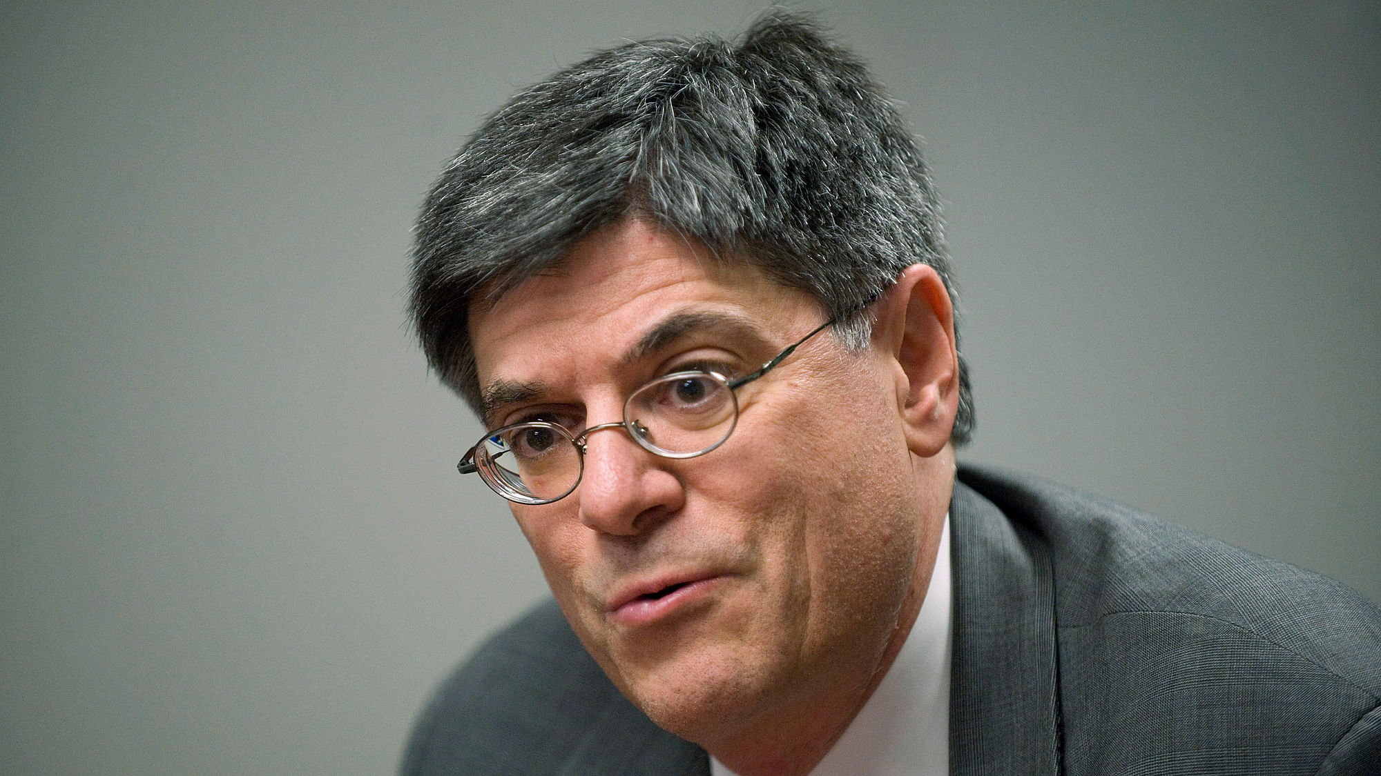 The US Treasury Secretary Jack Lew at a press conference. (Photo: Reuters)