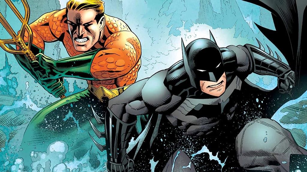 Aquaman and Batman from a DC Comic strip. (Photo: DC Comics)