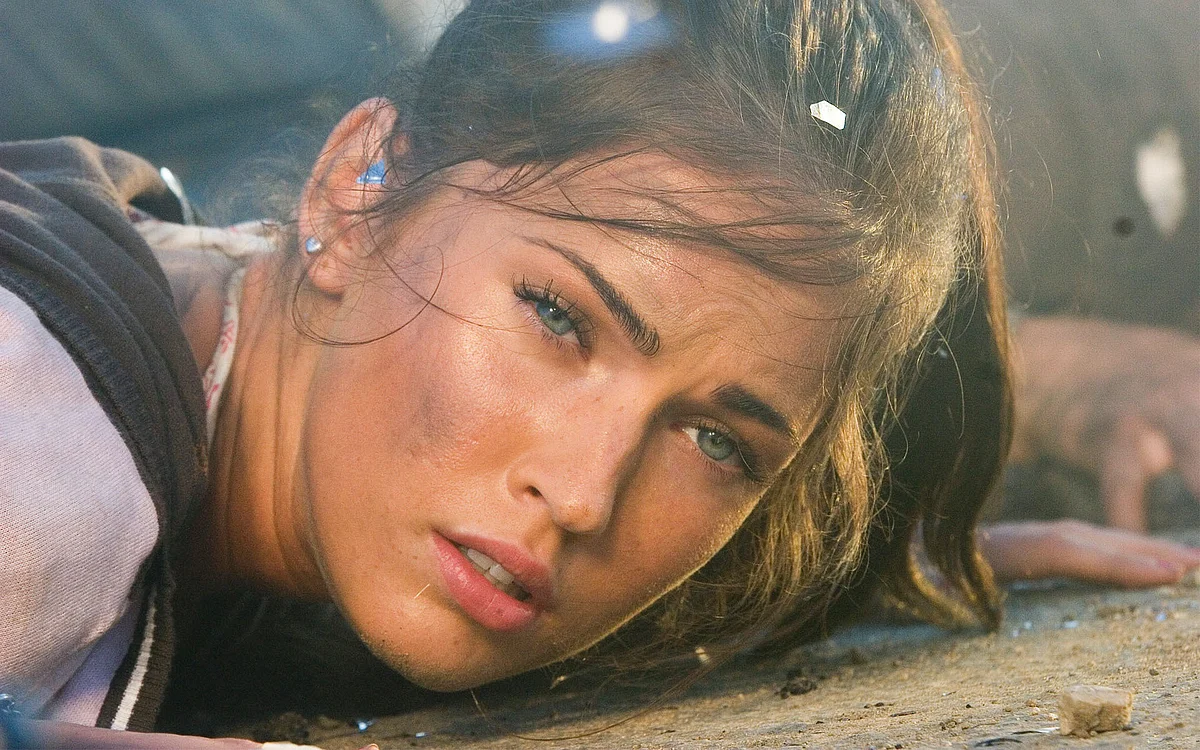 Megan Fox in a scene from <i>Transformers</i> (2007)