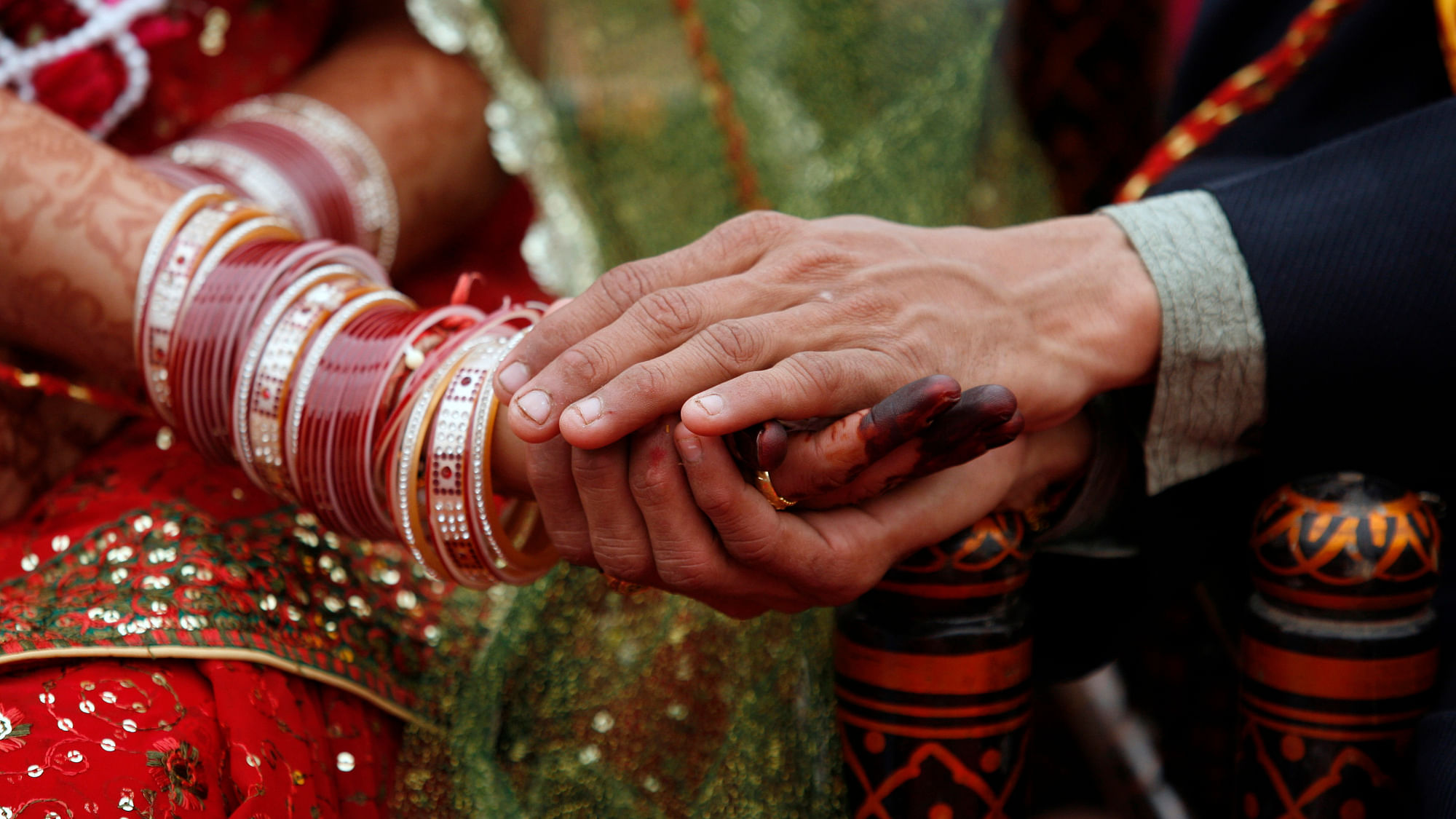 A Hindu marriage taking place. (Photo: Reuters)