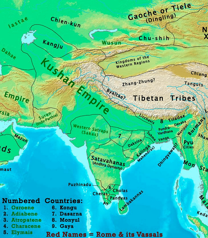 A US-based historian has designed a series of maps depicting the Indian territory from 150 BC to 16th Century.