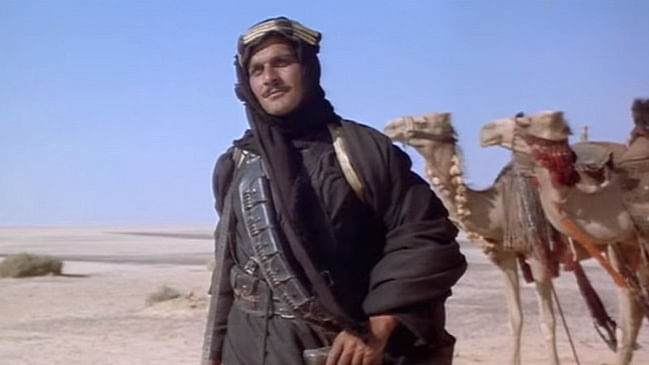 Omar Sharif in Lawrence of Arabia. (Photo Courtesy: <a href="https://www.youtube.com/watch?v=ud1zpHW3ito">YouTube Screengrab</a>)