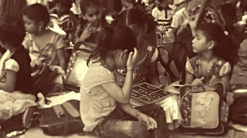 Children at The Alpha School. (Photo: <i>The News Minute</i>)