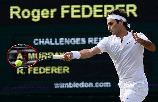 After beating Andy Murray 7-5, 7-5, 6-4 in the semifinal, Federer next meets Novak Djokovic in the Final.