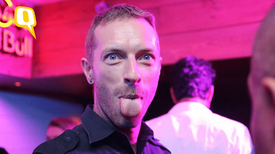 Coldplay lead singer Chris Martin at Summerhouse Cafe, New Delhi. (Photo: Nishant Jhamb)