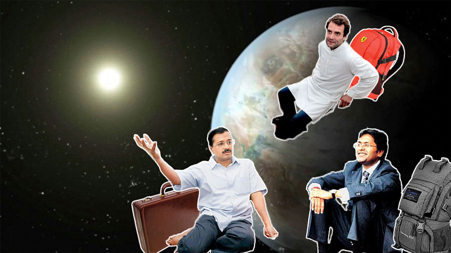Arvind Kejriwal, Rahul Gandhi and Lalit Modi are all set to go to Kepler-452b. ( Photo: This image has been altered by<i> The Quint</i>)