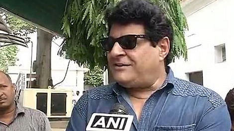 TV actor Gajendra Chauhan speaking with ANI after his appointment as FTII Chairman. (Photo Courtesy: ANI Screengrab)