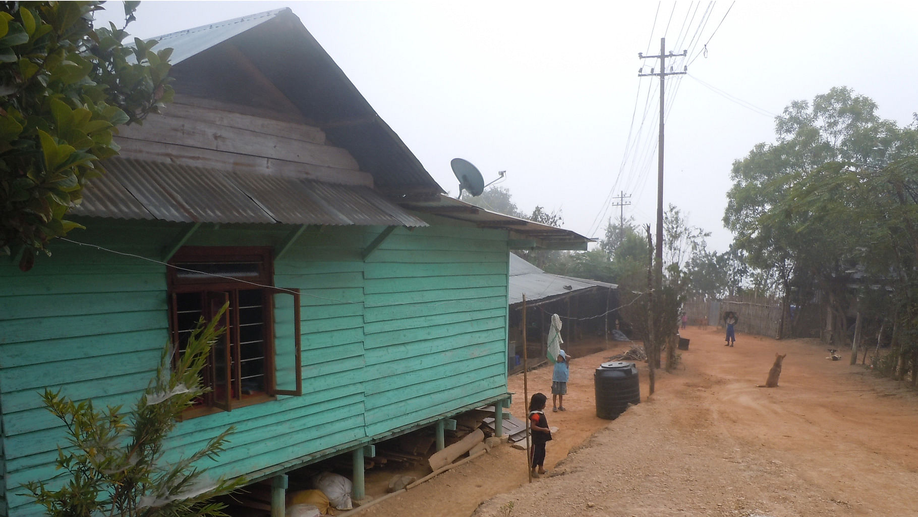 A view of Thangbung Minou village in Manipur’s Chandel district. (Photo: Maitreyee Handique)