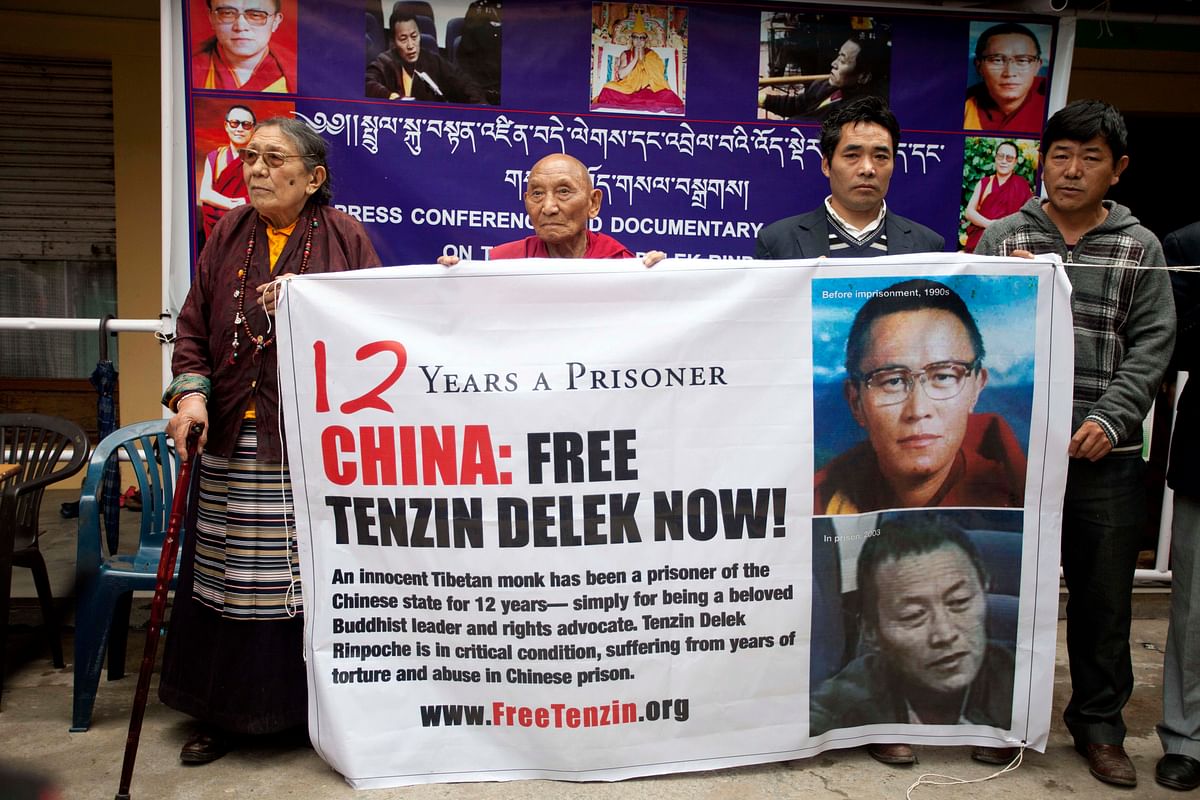 China refused to hand over Tibetan lama Tenzin Delek Rinpoche body to his relatives. 