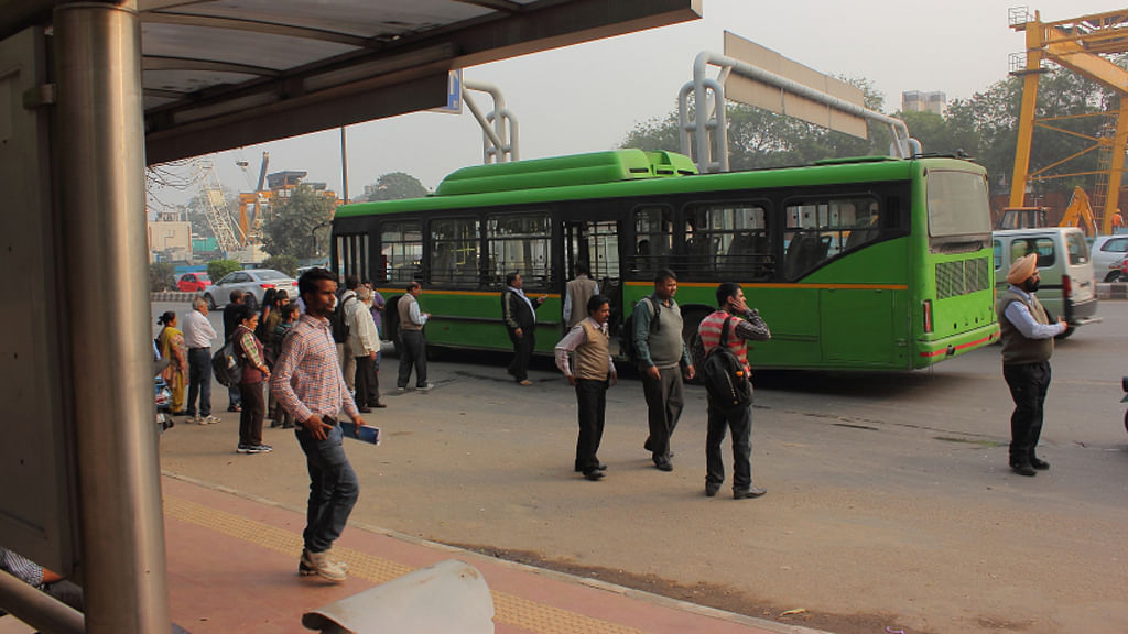 Low floor CNG buses have been running in Delhi since 2001.