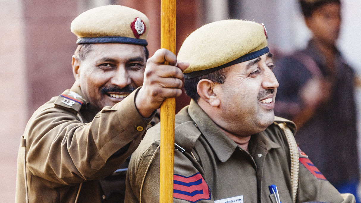 Delhi Police officers in their khaki uniform. (Photo: iStockphoto)