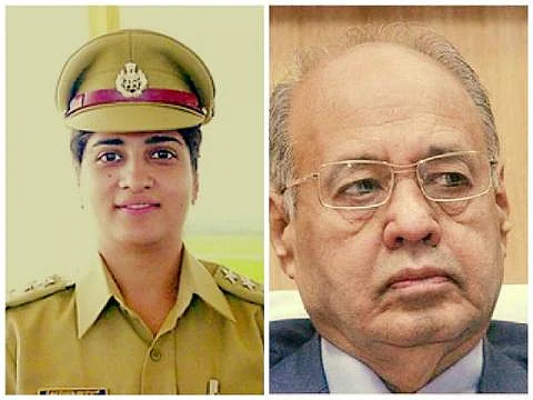 Sonia Narang (left, Courtesy: All About Belgaum website), Y Bhaskar Rao (right, Courtesy: Facebook)