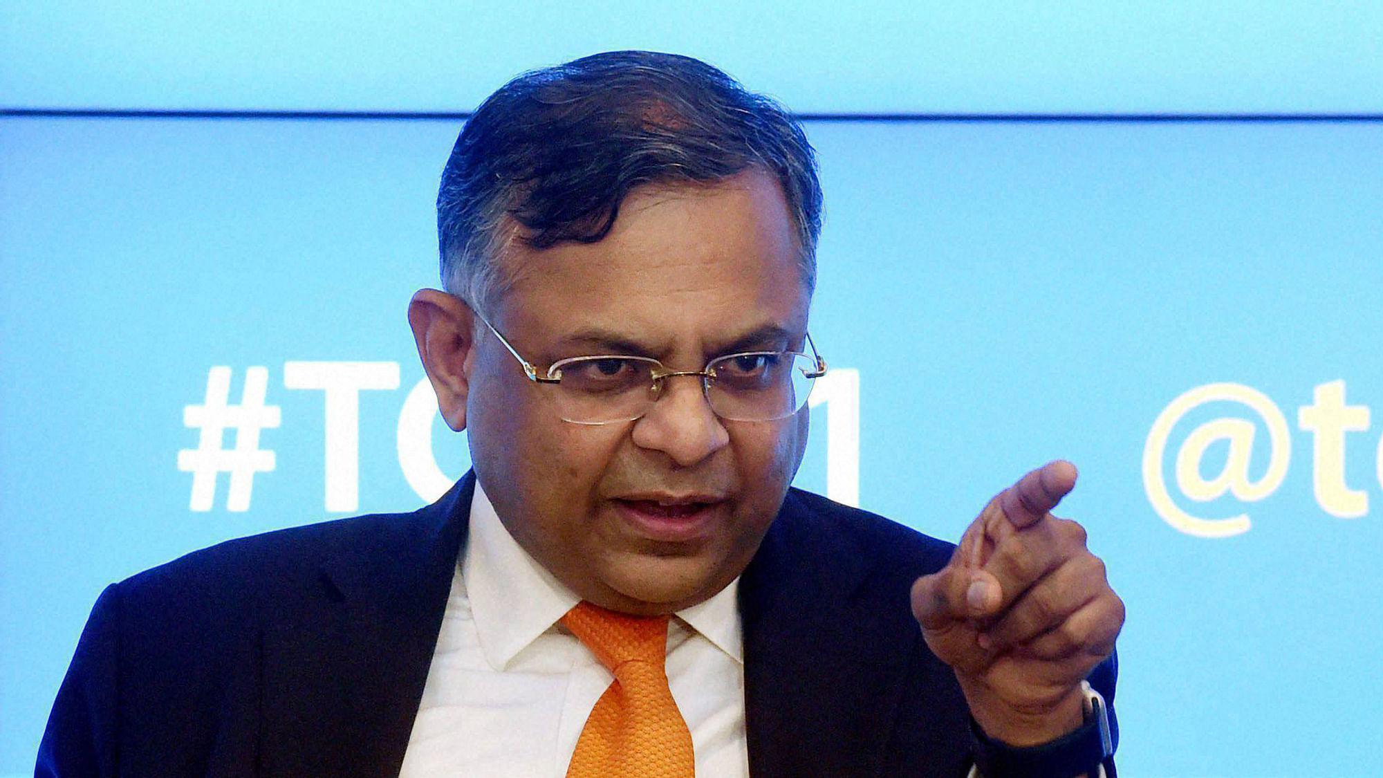  N Chandrasekaran described his new assignment as “a very big job” with a large canvas, where there were “challenges and opportunities”.  (Photo: PTI)