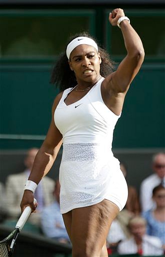Even in a strict all-white club, some tennis stars stood out in their decision to rope in colour.