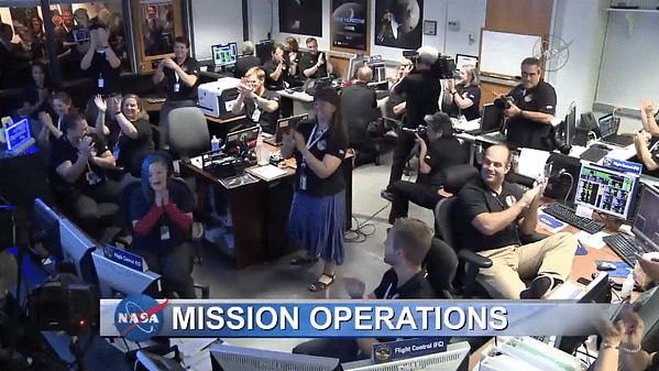 U.S. spacecraft sails past Pluto, capping a journey of 4.88 billion kilometres that began nine and a half years ago.