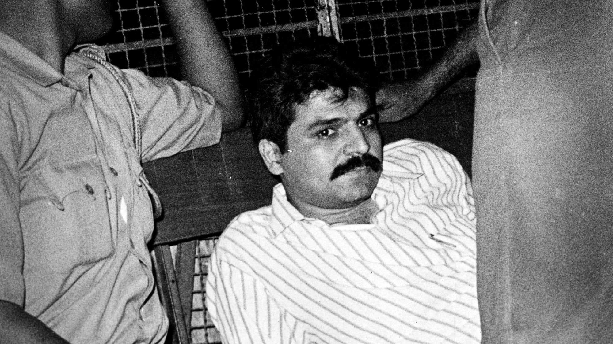 Yakub Memon being taken away by the police in 1993 (Photo: AP)