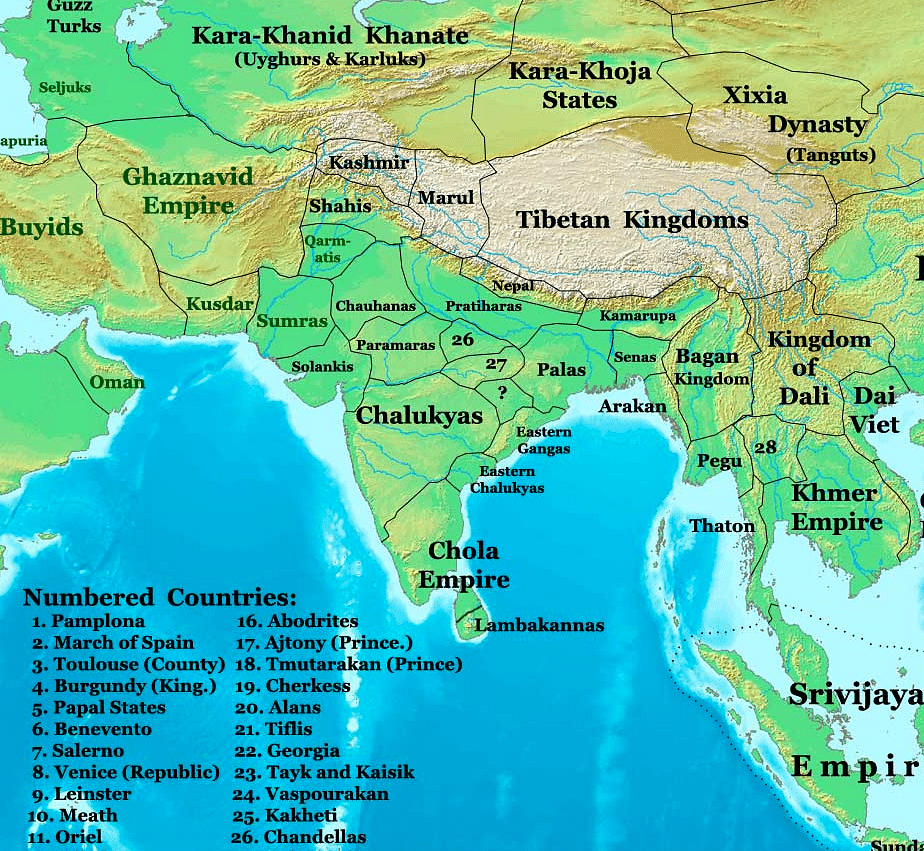 India Map In 1600 Century You'll Be Amazed To See India's Borders Change In These 9 Maps