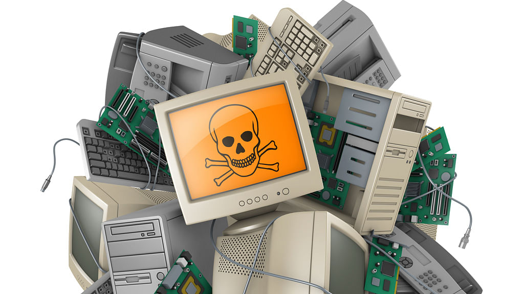 Only about 13%
of all the e-waste produced is recycled and often with inadequate safety
measures. &nbsp;(Photo:iStock)