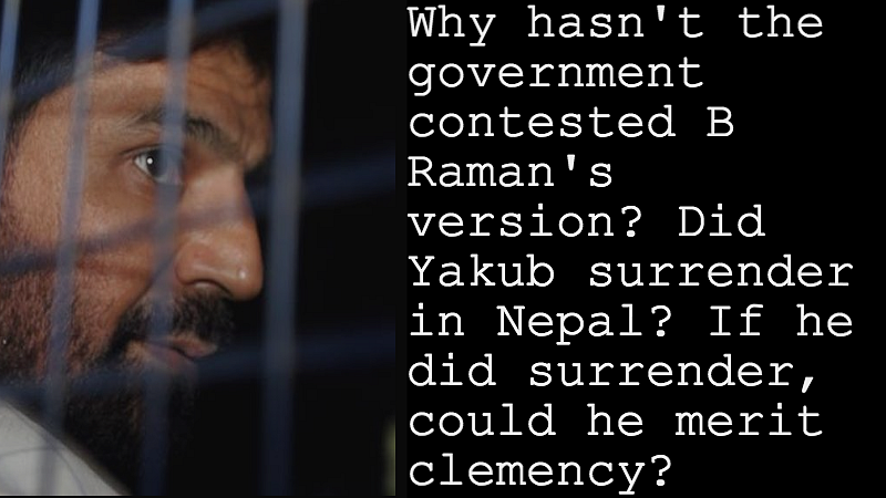 Exclusive: B Raman’s Emails On Yakub Memon’s Arrest May Offer Hope