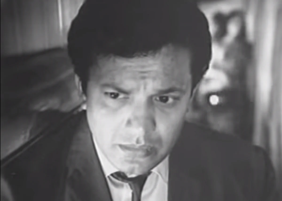Uttam Kumar in a scene from Satyajit Ray’s <i>Nayak</i>. (Courtesy: <a href="https://www.youtube.com/watch?v=pK5hvo8xws0">Youtube</a>)