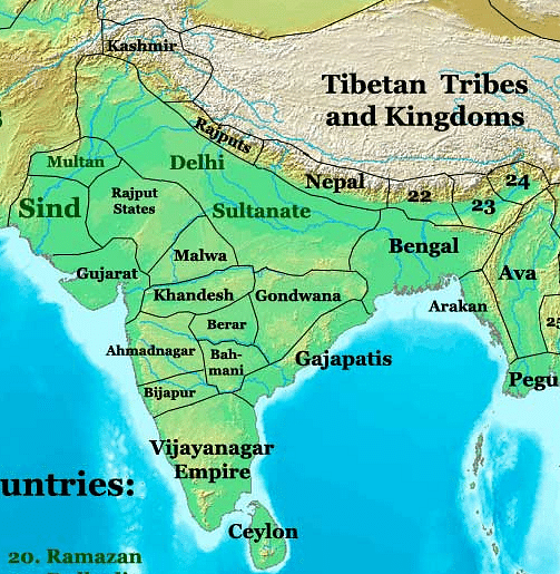 India Map In 1500 You'll Be Amazed To See India's Borders Change In These 9 Maps