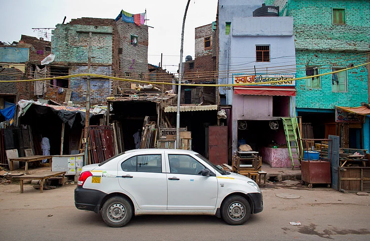 Uber cab in New Delhi. (Photo: AP)