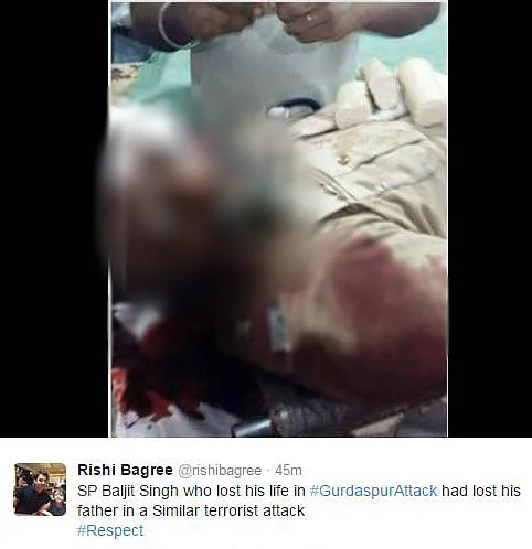 Tragedy, Again: Even SP Baljit’s Father Died Fighting Terrorists
