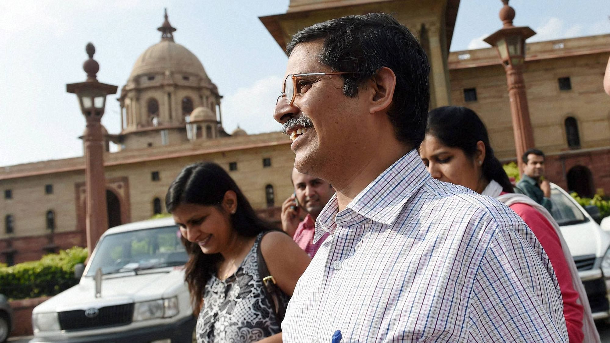 IPS Amitabh Thakur after meeting with MHA officials in New Delhi.&nbsp;(Photo: PTI)