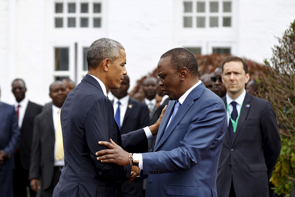 US President Obama visited African country Kenya after a decade, for a business summit.