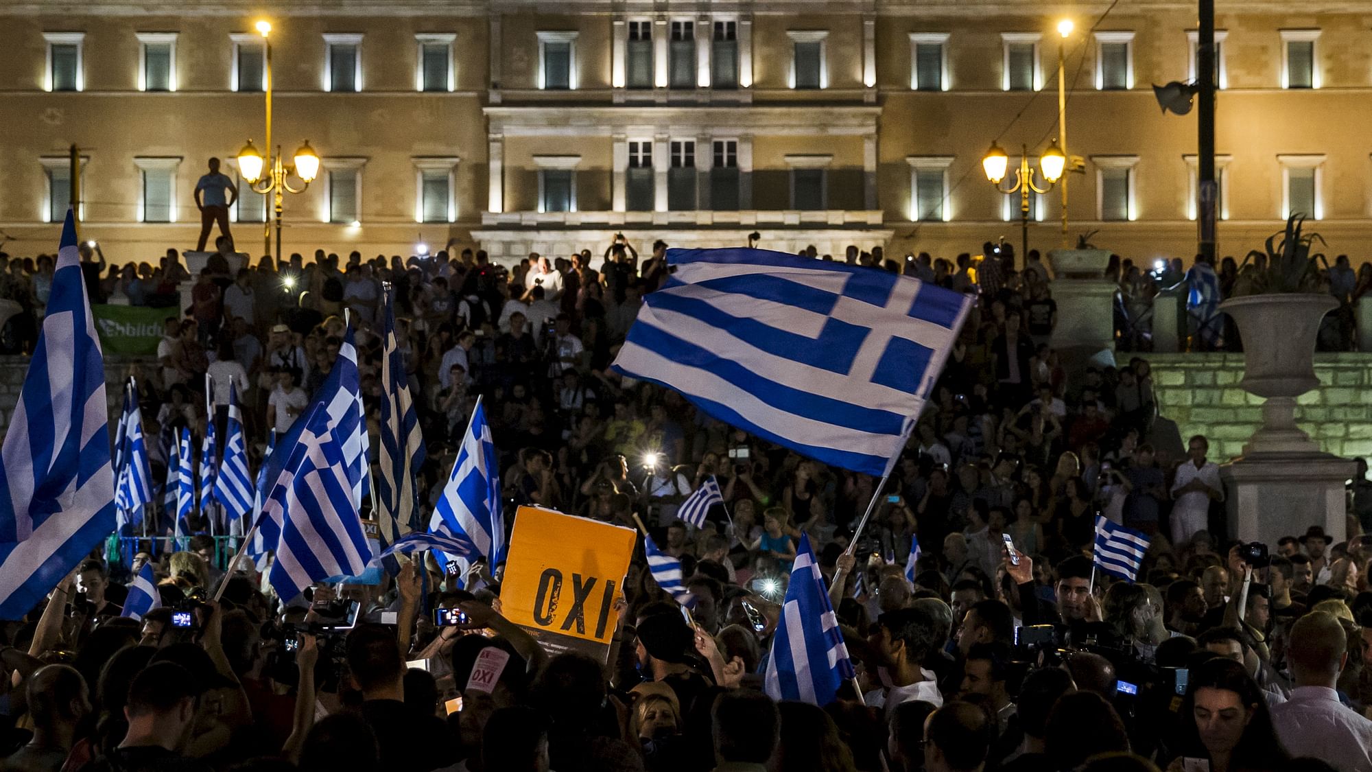 ‘Oxi’, greek for no, says Greece. (Photo: Reuters)