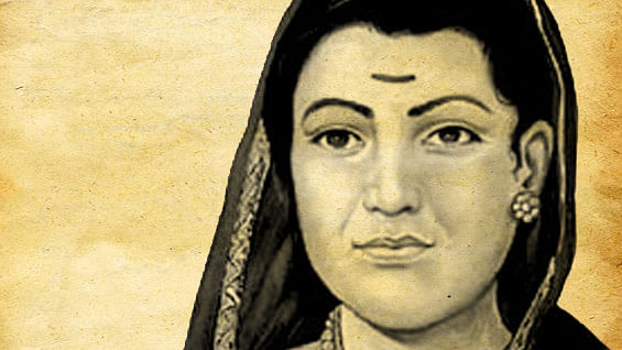 Savitrabai Phule, wife of Mahatma Jyotirao&nbsp;Phule. Savitribai was the first woman educator of the country, and ran several schools for girls belonging to the lower-castes. (Courtesy: <a href="http://www.nrmi.in/">NRMI website</a>)