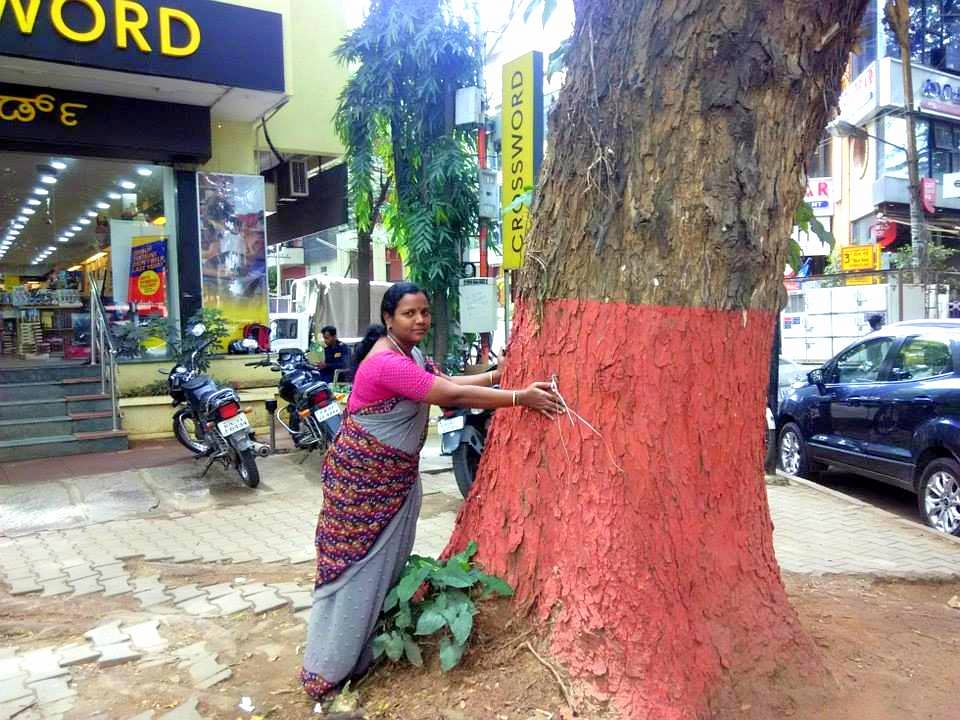 The garden city Bengaluru is going crazy hugging trees and clicking selfies, all for a good cause.
