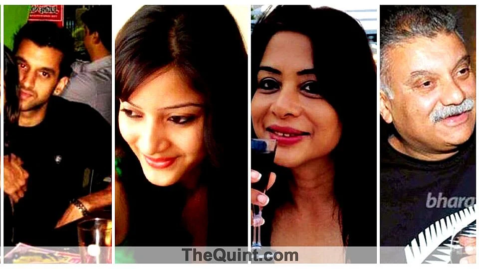 Indrani Mukerjea (L) and Sheena Bora (R) (Photo: Altered by The Quint)