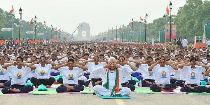 After some investigation, it is now clear that a total of 32.75 crore rupees was spent on the Yoga Day celebration.