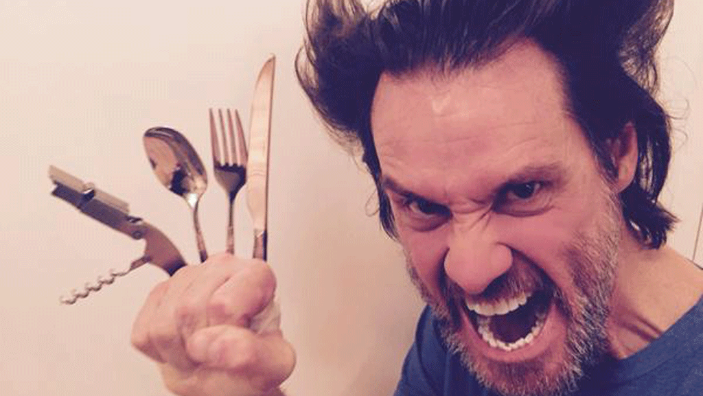 Carrey pullls&nbsp;off the Wolverine look  (Photo : <a href="https://twitter.com/JimCarrey">@JimCarrey</a>)