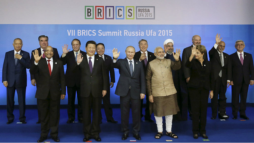 BRICS Summit in Ufa, Russia, July 9, 2015. (Photo: Reuters)