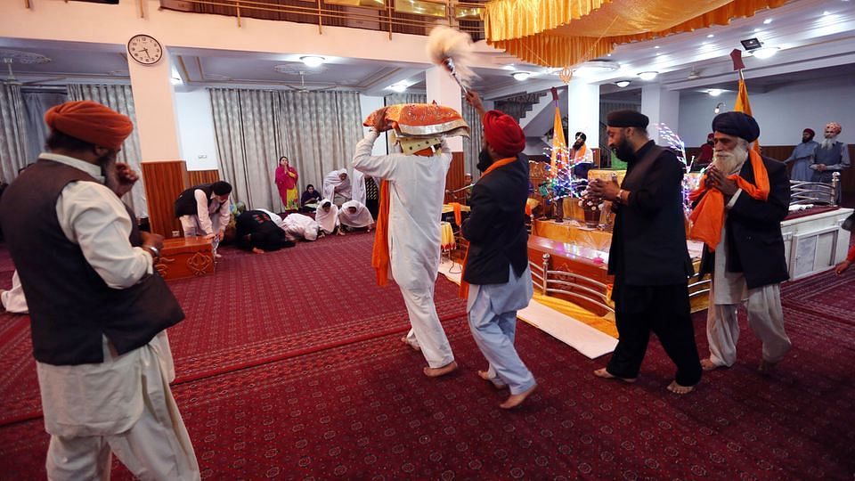 Sikhs praying in a Gurudwara. Photo used for representational purpose. (Photo: AP)